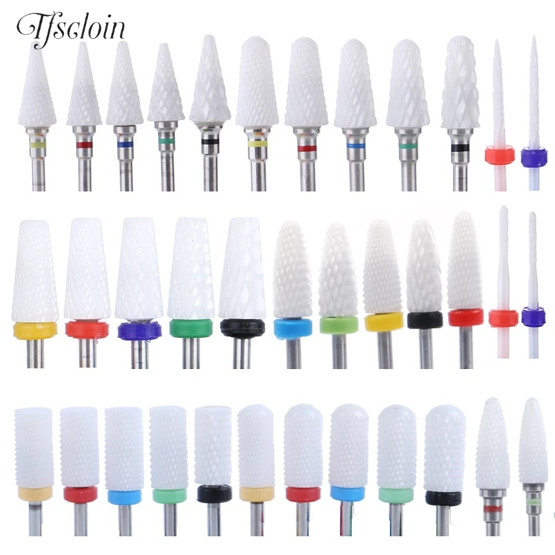 Cerâmica Máquina De Broca Elétrica Do Prego Para Manicure Pedicure Acessórios Unha Polonês Removedor De Fresa Arquivos De Unhas