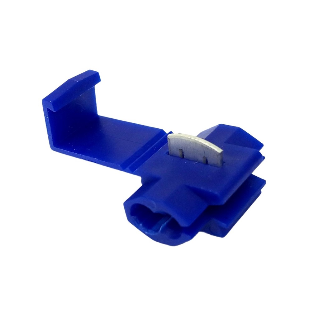 Conector Derivacao Reforçado Resistente Tap Link Azul 1,5 A 2,5 Mm² 10 Unidades Emenda Cabos Fios