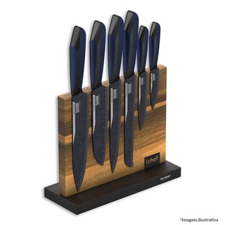 Suporte para Facas Ichef Wood Fix