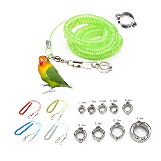Corda De Treinamento De Aves Voadoras Com Conjunto De Anel De 3/5/10M Kits De Trela De Pombos Papagaio (1 Pc)