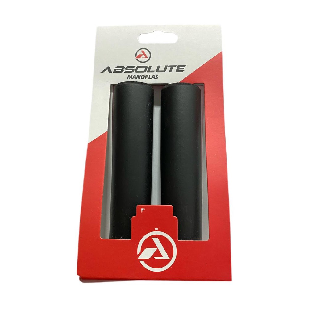 Manopla para bike bicicleta  Absolute Nbr1 Silicone Preta Mtb Espuma Guidão manopla