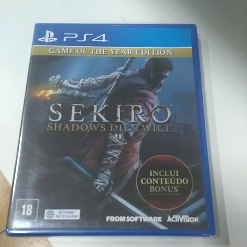 Sekiro Shadows Die Twice Midia Fisica Lacrado Ps4