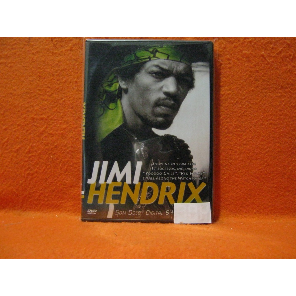 Dvd Jimi Hendrix Show Gravado Um Mês Antes De Sua Morte 1970