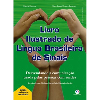 Livro - Livro ilustrado de língua brasileira de sinais