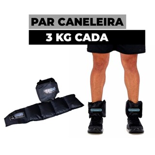 Tornozeleira / Caneleira de 3 KG  Par em Oferta na Shopee
