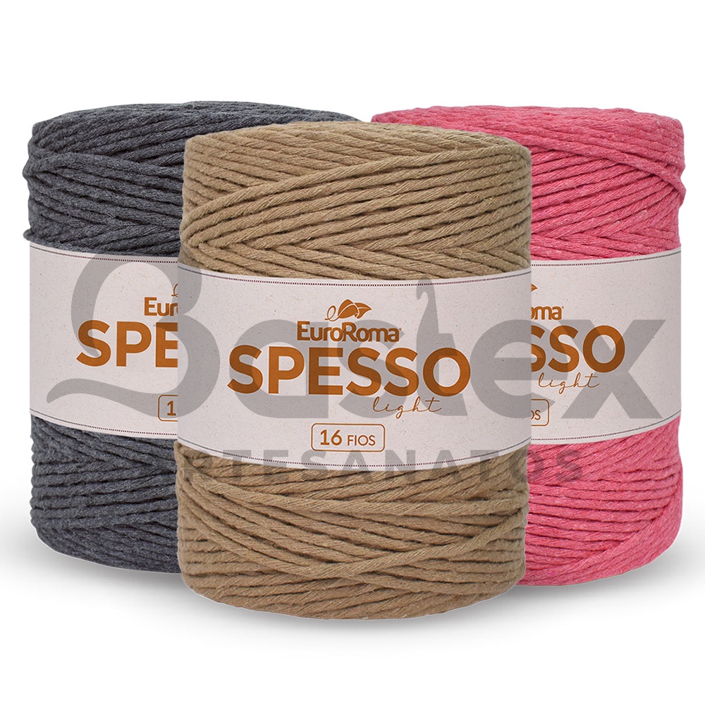 Barbante Spesso Light EuroRoma 16 Fios 1Kg em Oferta na Shopee