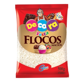 Flocos Gourmet Chocolate Branco 500G Cacau Foods - Clicklotus