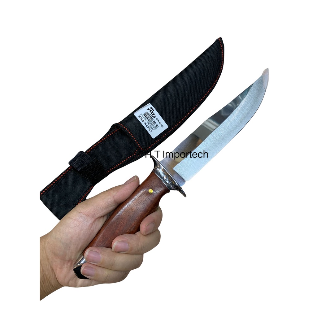 Faca  Churrasco Luxo Fulltang Inox 31cm Taue A65
