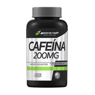 Cafeína 200mg 30 Cápsula - Bodyaction
