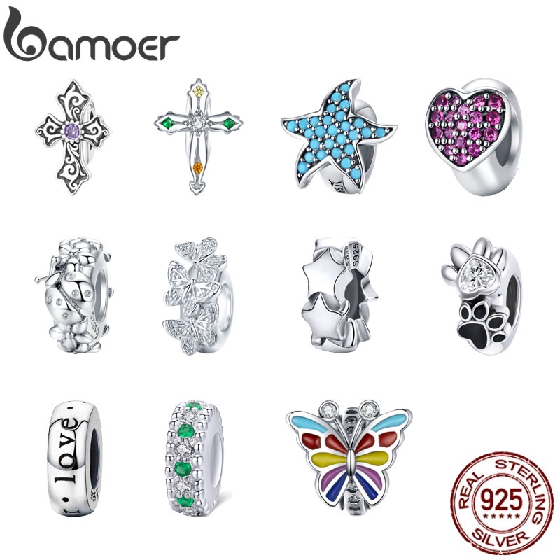 Bamoer Pulseira Com Contas De Prata 925 Acessório De Moda em Oferta na Shopee