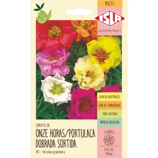 Sementes de Onze Horas / Portulaca Dobrada Sortida - Isla Sementes
