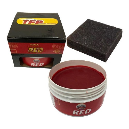 Cera Cristalizadora P Carro Moto Vermelha Wax Color Red 140g em Oferta na Shopee