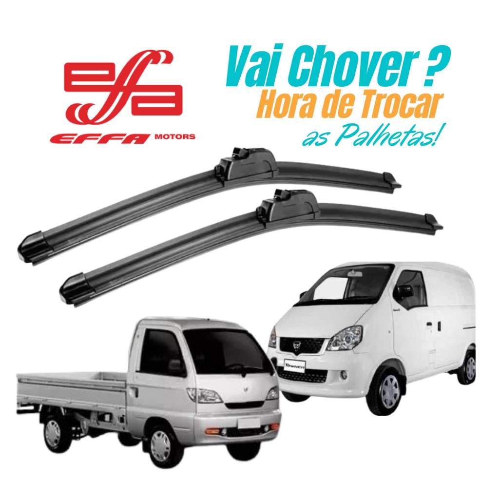 Par Palheta Limpador Parabrisa Towner Jr Effa Hafei 2010 2011 2012 2013 2014 2015 2016
