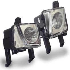 Par Farol Milha Montana Meriva Corsa Com Lentes de Vidro