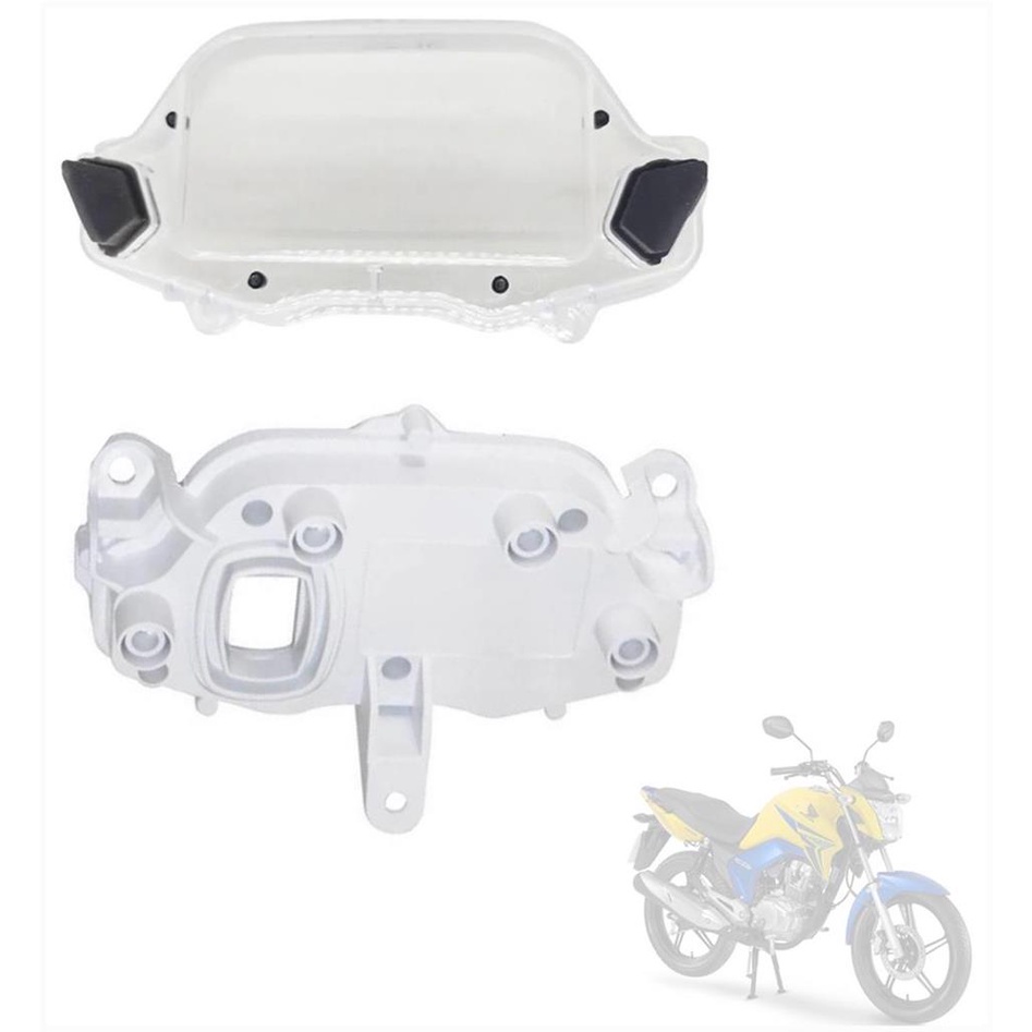 Carcaça Inferior + Superior Lente Painel Titan Fan 150 14-15 - Spare Parts and Accessories for Vehicles