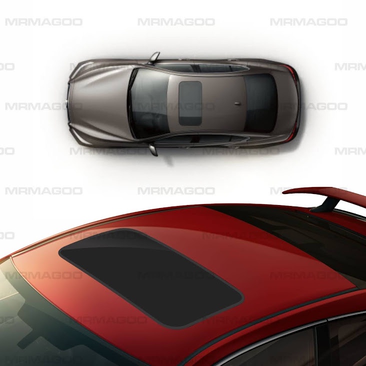 Aplique Adesivo Imitação Teto Solar Falso Universal 40cm X 76cm Automotivo Acessórios para Carro em Oferta na Shopee