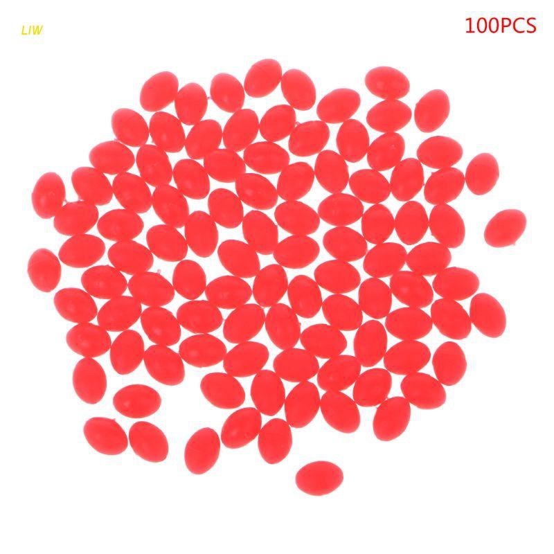 Liw 100pcs Oval Esferas Pesca Luminosas Iscas Pesca Do Mar Flutuante Float A @ @ Borda em Oferta na Shopee