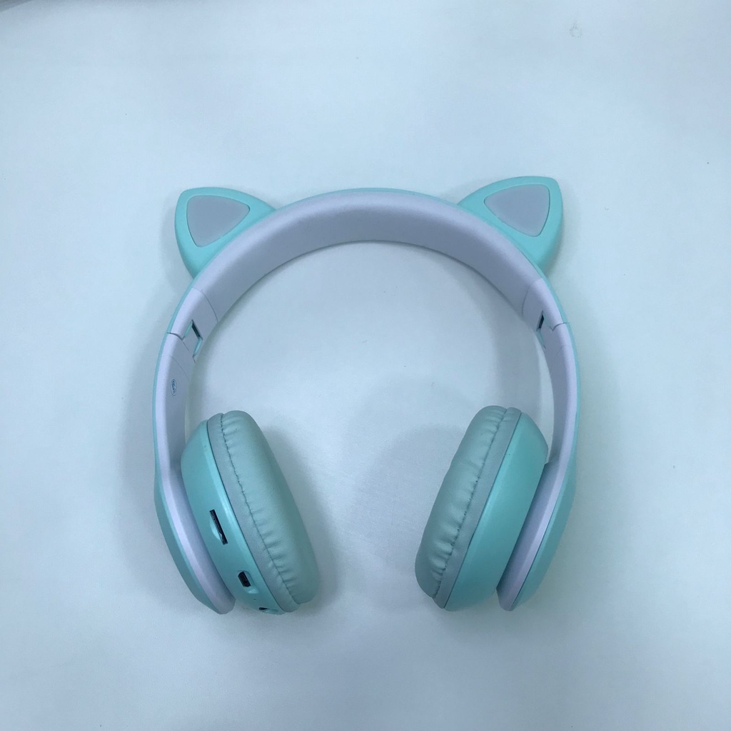 Fone Orelha De Gato Gatinho P M Cat Ear Bluetooth Sem Fio Headphone