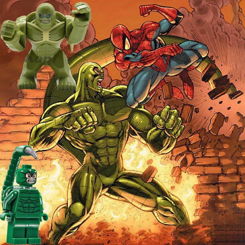 Perfurar Com Lego Minifigures Vingadores Scorpion Silk Choque Rober ...