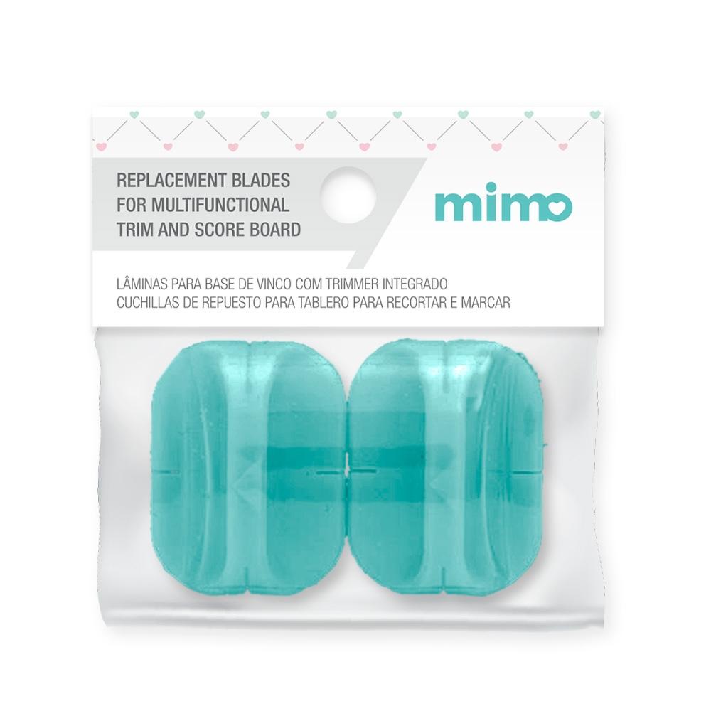 Lâminas para Base de Vinco com Trimmer Integrado Mimo - 02 Unids em Oferta na Shopee