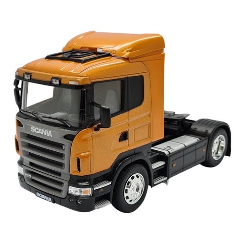 Miniatura Caminhão Scania R470 Toco Marron Metal 1:32