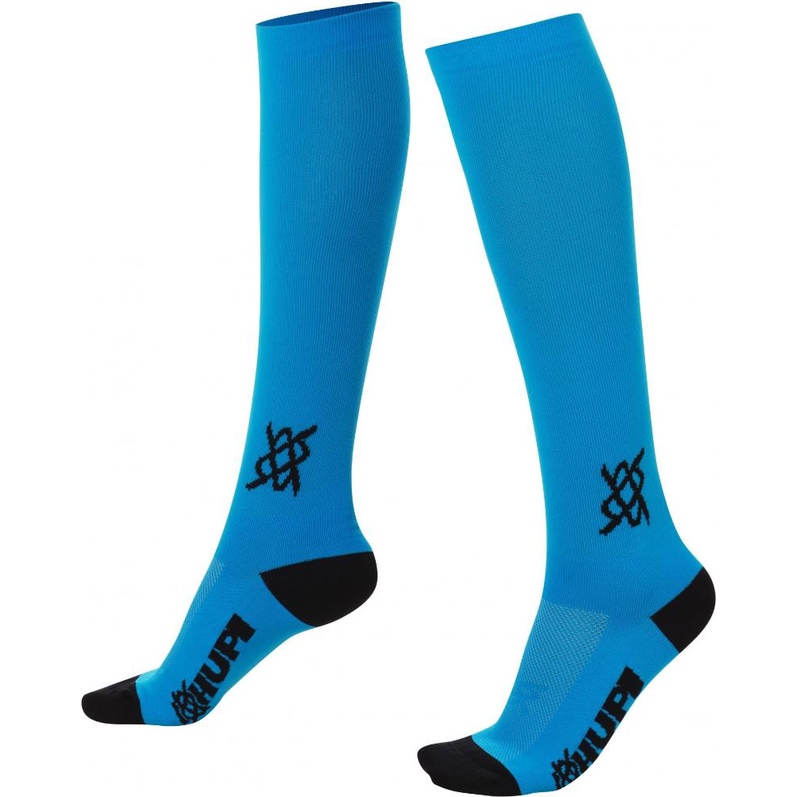 Meia Longa HUPI Lisa Azul em Oferta na Shopee