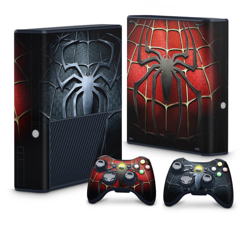 Skin Adesivo Xbox 360 Super Slim - Spiderman Homem-Aranha #A