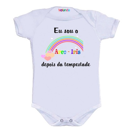 Body Personalizado Frases Bebe Arco Iris Shopee Brasil