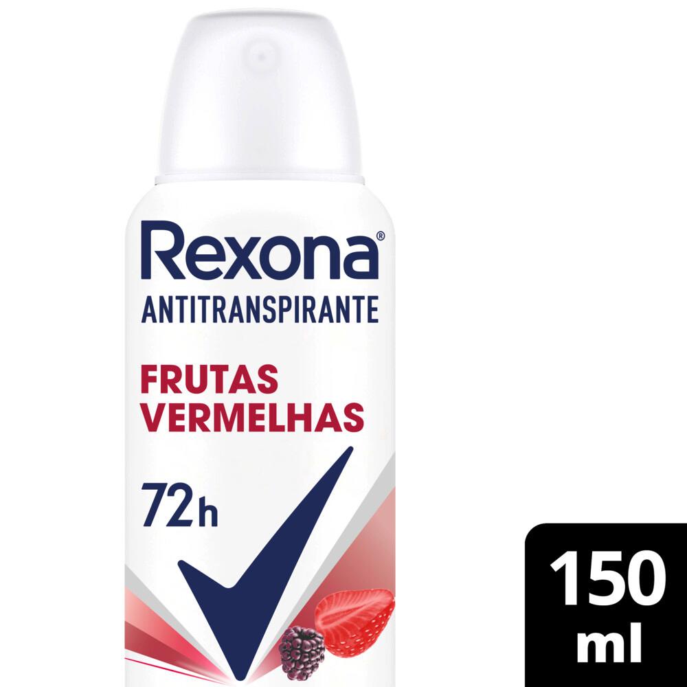 Antitranspirante Aerossol Rexona Frutas Vermelhas 150ml - Beauty