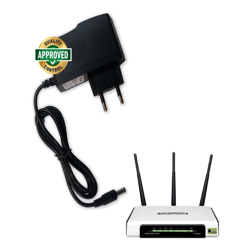 Fonte Para Roteador Tp-link Wr 940 N Branco ( Carregador / Cabo de Forca / Cabo de Energia ) - R1126