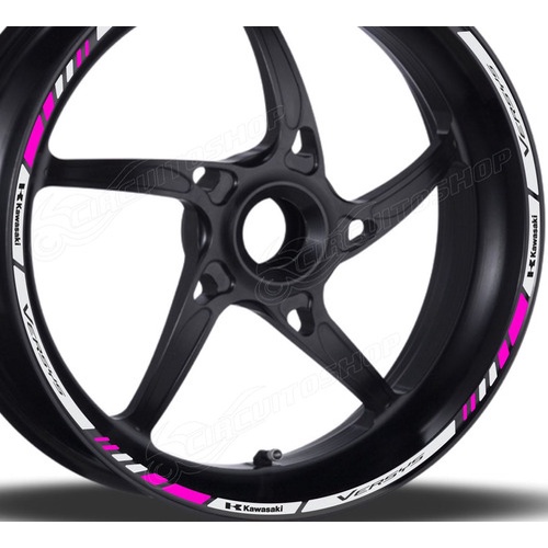 Friso Adesivo Refletivo M8 Roda Moto Kawasaki Versys 1000