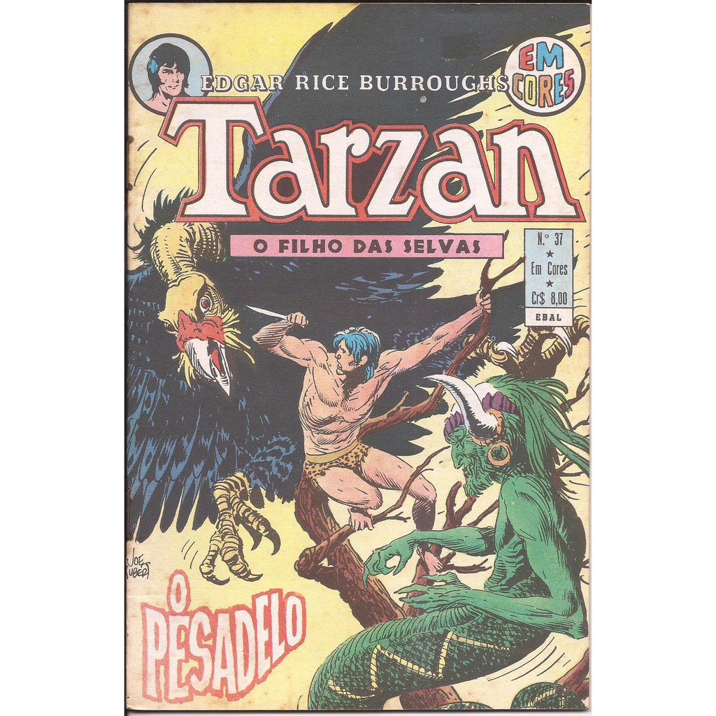 TARZAN BI (VOLUMES 16 E 21) E TARZAN O FILHO DAS SELVAS (VOL. 37) EDGAR RICE BURROUGHS
