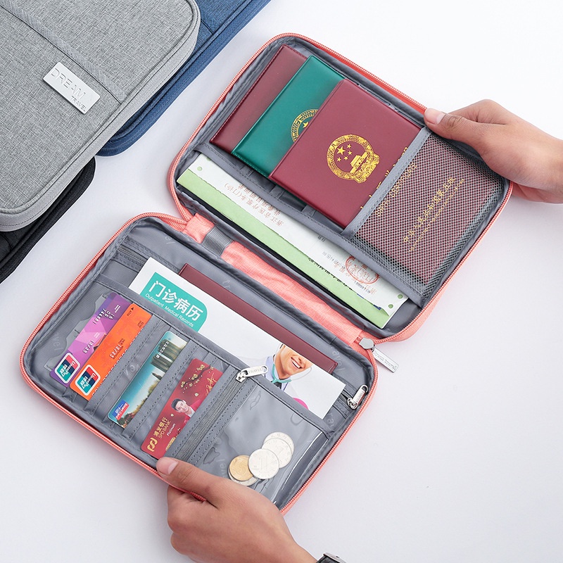 Família Carteira De Viagem Passaporte Titular Criativo Documento Caso Organizador Da À Prova D'água Acessórios Saco De Documentos em Oferta na Shopee