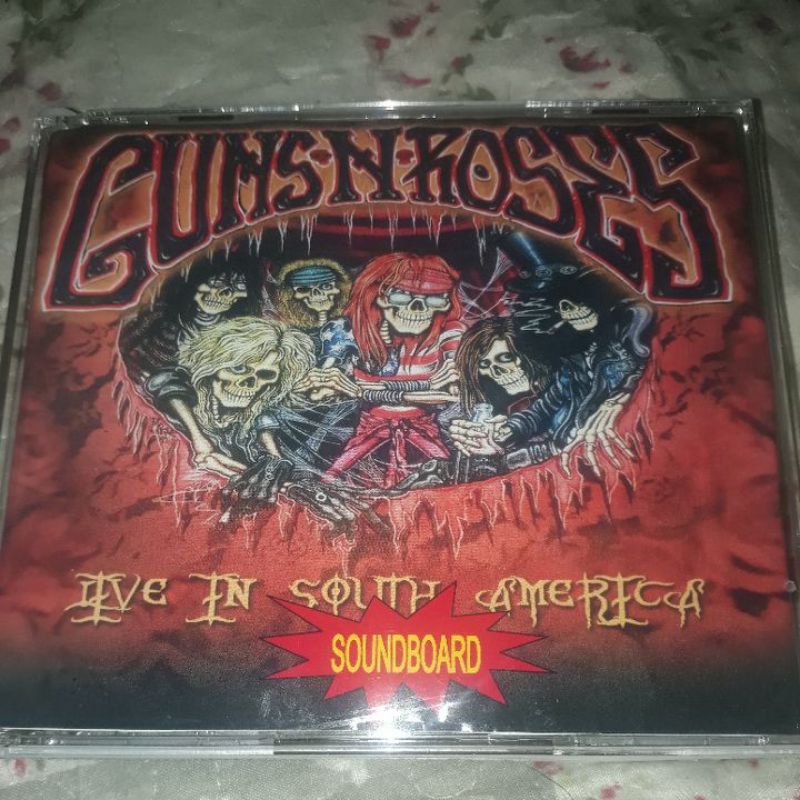 GUNS N' ROSES - CDr QUÁDRUPLO " South America" 91- 92 Brazil/ Chile