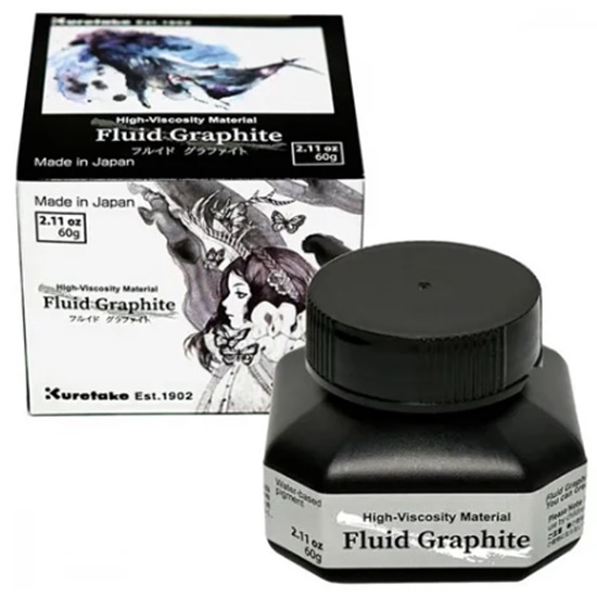 Grafite Líquido P/ Pintura Profissional Kuretake 60g em Oferta na Shopee