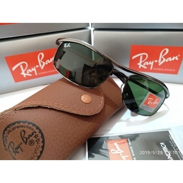 óculos de sol ray ban Demolidor Rb8012 Chumbo lente Grafite 100% polarizado  | Shopee Brasil