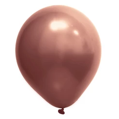 Balão Redondo Profissional Cromado 5" 12cm Bronze - Art-Látex