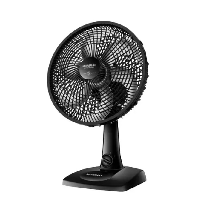 Ventilador de Mesa Mondial Super Power VSP-30-B - 30cm 3 Velocidades - 110V