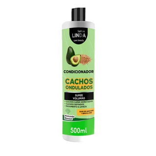 Condicionador Cachos Ondulados Óleo de Abacate e Semi di Lino 500ml