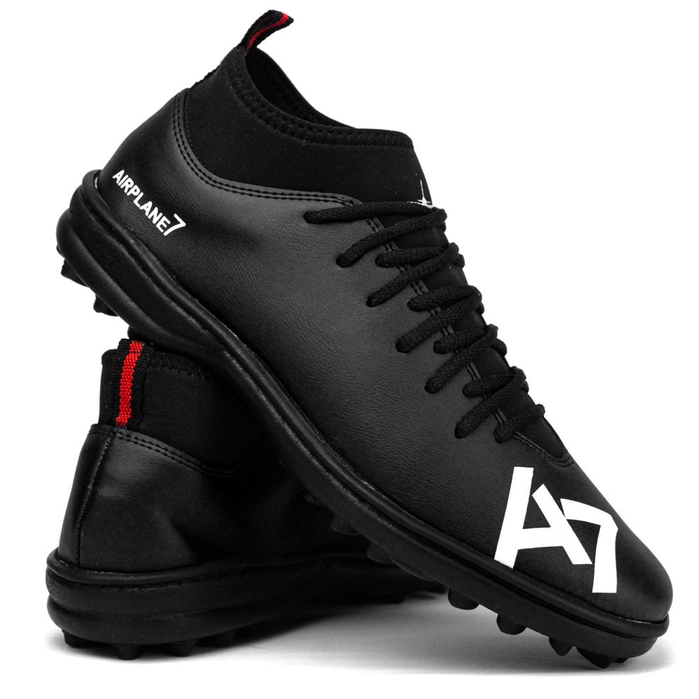 Chuteira Society Botinha Original A7  Acompanha Couro sintético de alta resistência e flexibilidade Tamanhos 33 ao 48