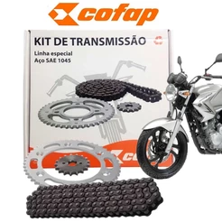 Kit Relação Transmissão Ys 250 Fazer 2015 Original Cofap