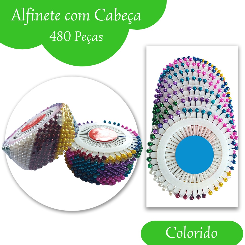 Alfinete Com Cabe A Para Costura Com Alfinetes Shopee Brasil