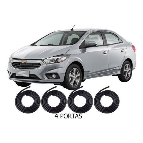 Borrachas De Vedação Prisma 2013 2014 2015 2016 2017 2018 em Oferta na Shopee