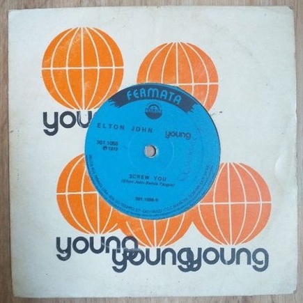 Elton John - Goodbye yellow brick road / Screw You - vinil - compacto - 7 polegadas