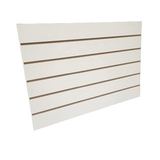 2 Painel Canaletado Branco Mdf 18mm 90x60cm um em cima do outro fica 180x60cm+Canaletas