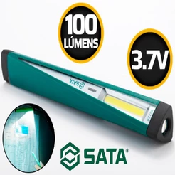 Lanterna Telescópica Recarregável 100lm St90720 Sata