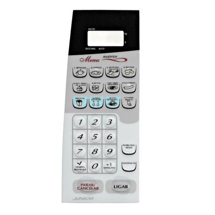 Membrana Teclado Para Microondas Panasonic Nns 52bh Menu Inverter Junior