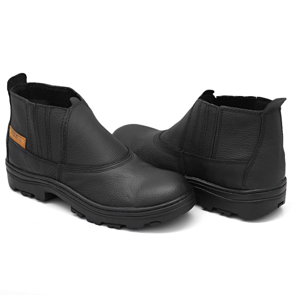 Botina de segurança bota super confortavel macia bota seguranca em Oferta na Shopee