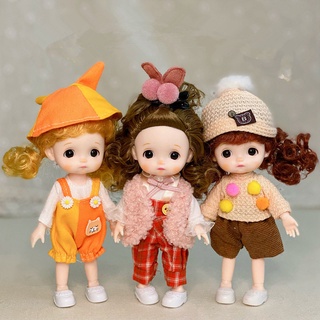 Brinquedo De Boneca 3D/Princesa/Simulação/Roupa De Bebê De 1/8/16 Cm