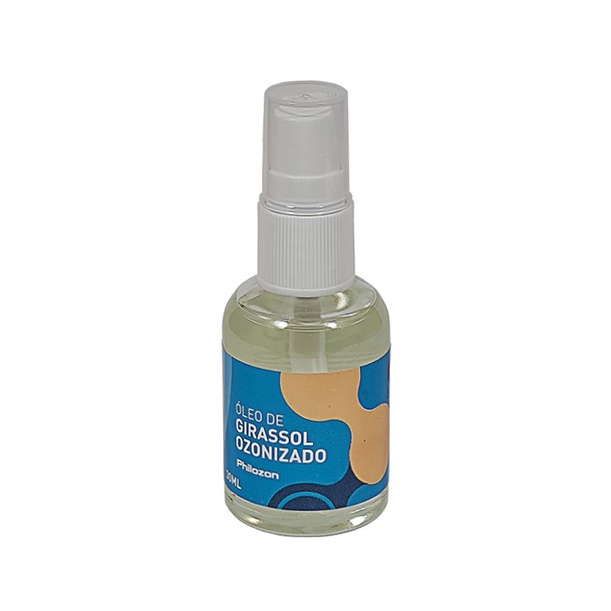 Óleo De Girassol Ozonizado PHILOZON - 30 ml - Ozonio 600mEq (ÓLEO DE OZONIO)